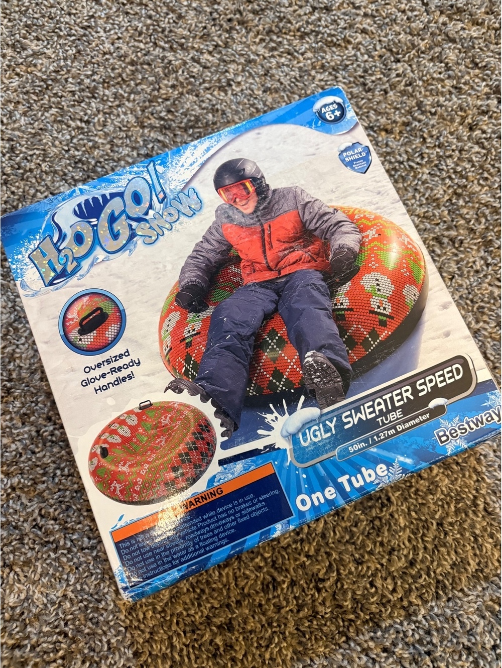 Bestway H2OGO! Snow Ugly Sweater Speed Tube 50in Diameter